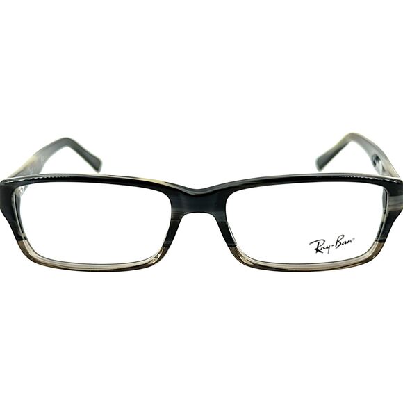 Ray Ban RB5169 Mens Plastic Eyeglass Frame 5540 Grey Horn Transparent Grey 54-16 - Picture 3 of 4
